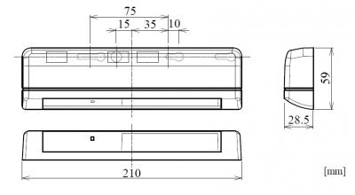 3H-IR14 Sliding Door Sensor for Busy High Street Stores | Hotron